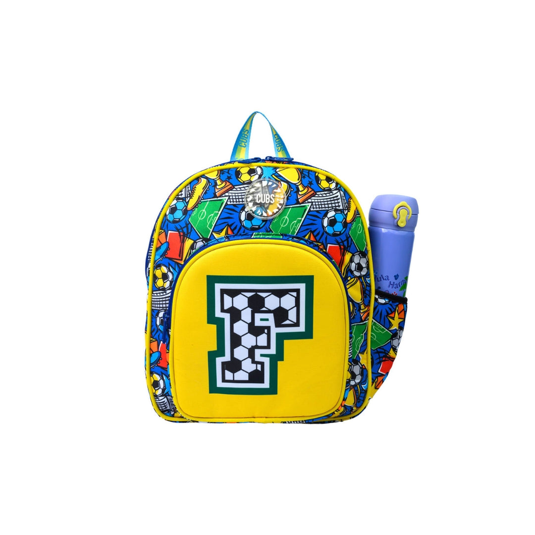 Football Fan Letter F Nursery Backpack