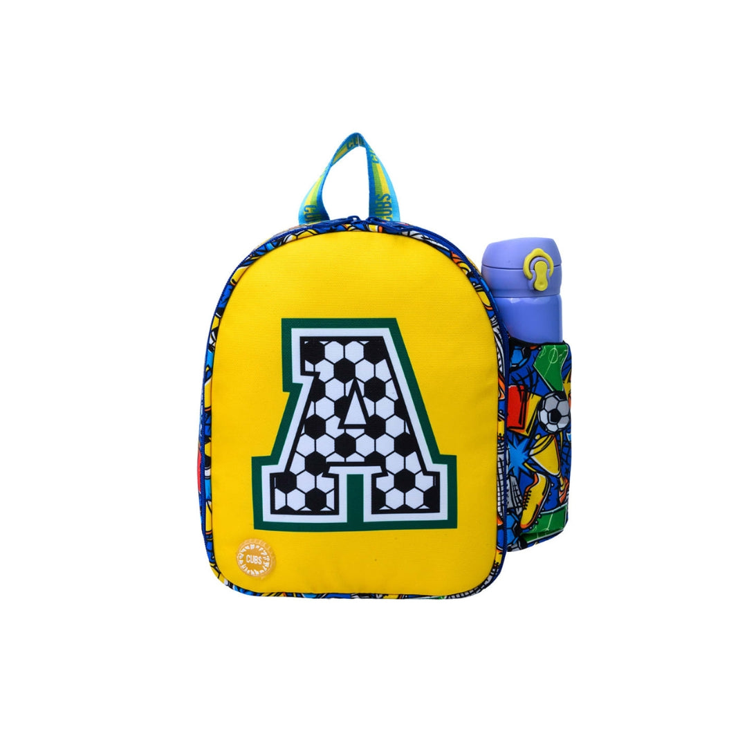 Football Fan Letter A Nursery Lunch Backpack