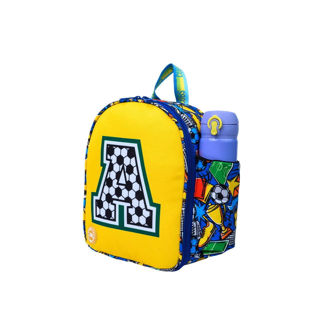 Football Fan Letter A Nursery Lunch Backpack