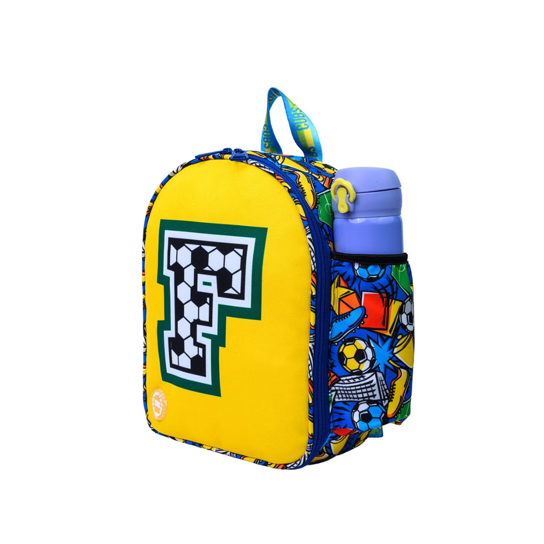 Football Fan Letter F Nursery Lunch Backpack