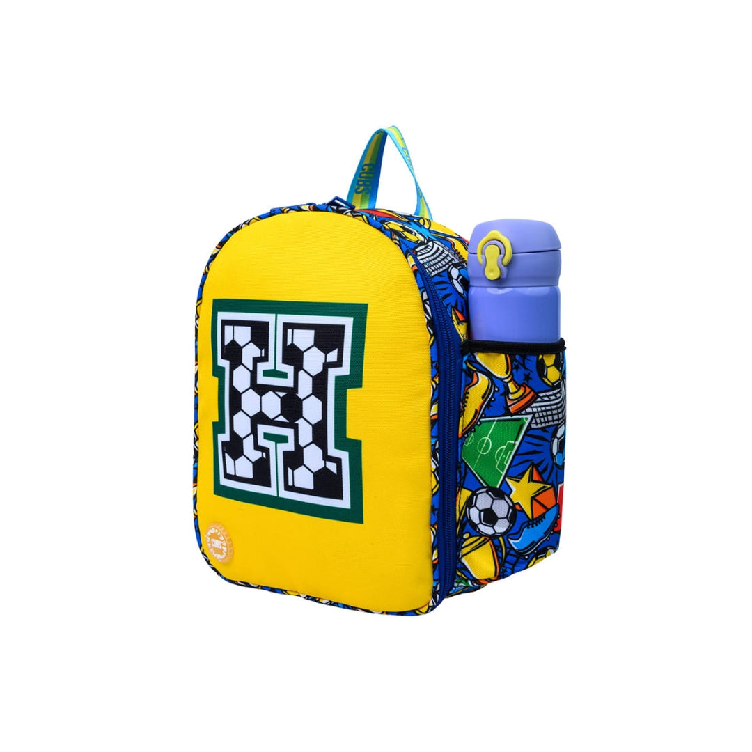 Football Fan Letter H Nursery Lunch Backpack