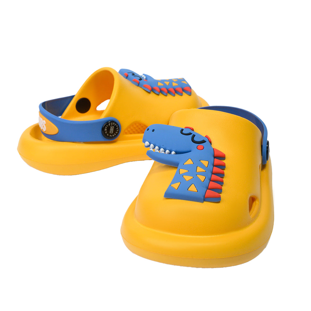 Blue Dino Clogs