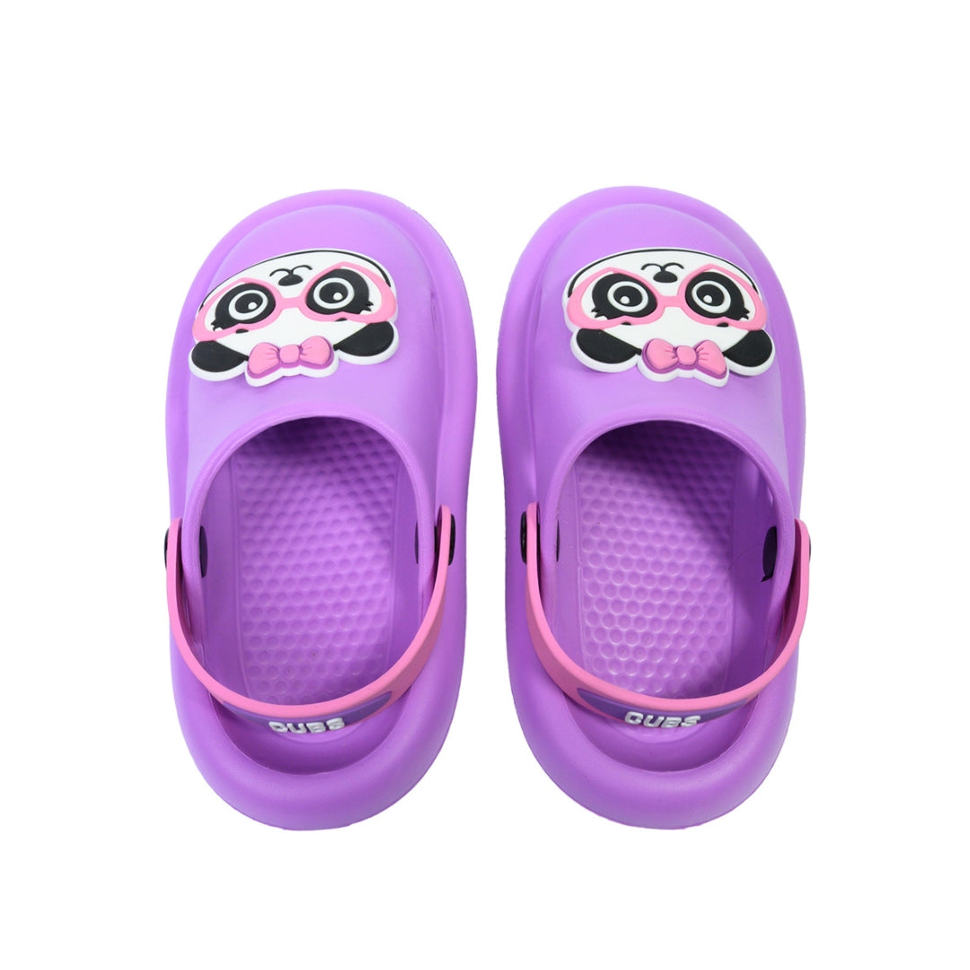 Panda Purple Clogs