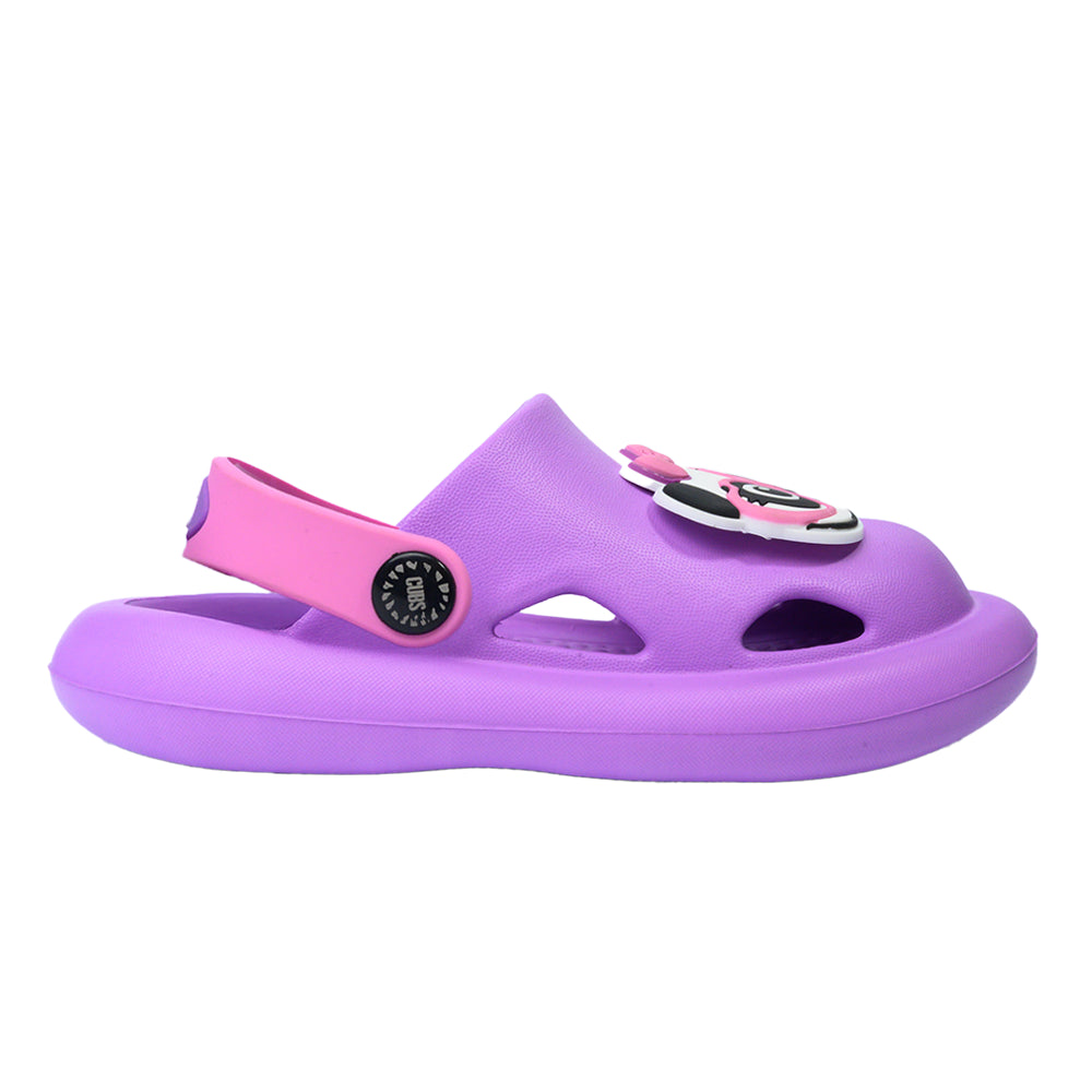 Panda Purple Clogs