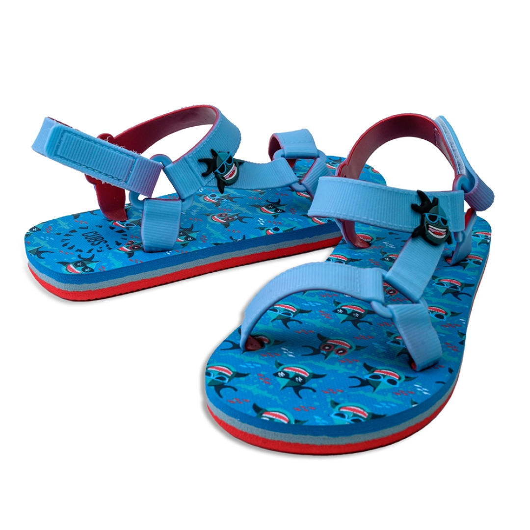 Dangerous Shark Sling Sandals