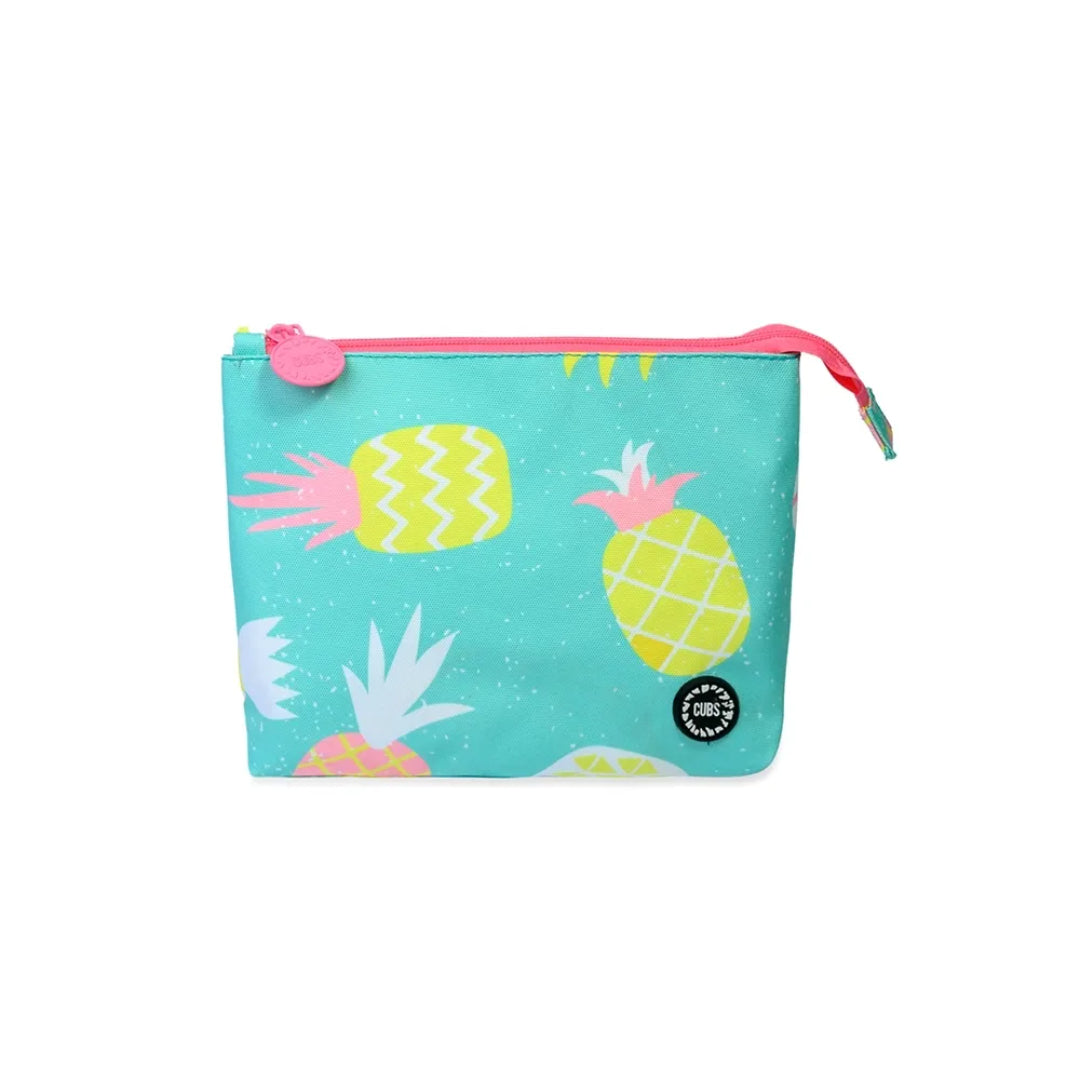Pastel Pineapples Medium Pouch