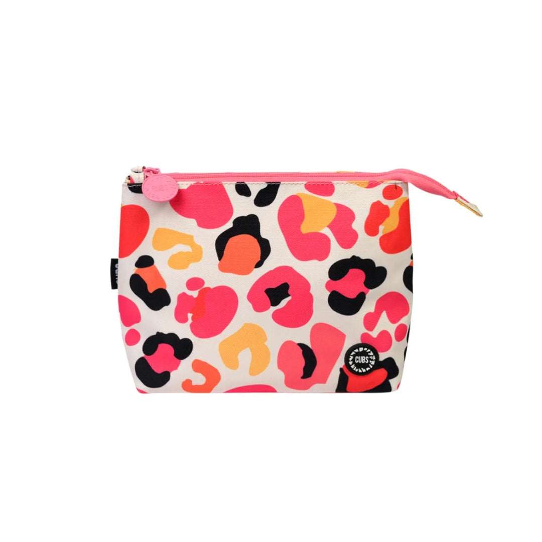 Pink Leopard Medium Pouch