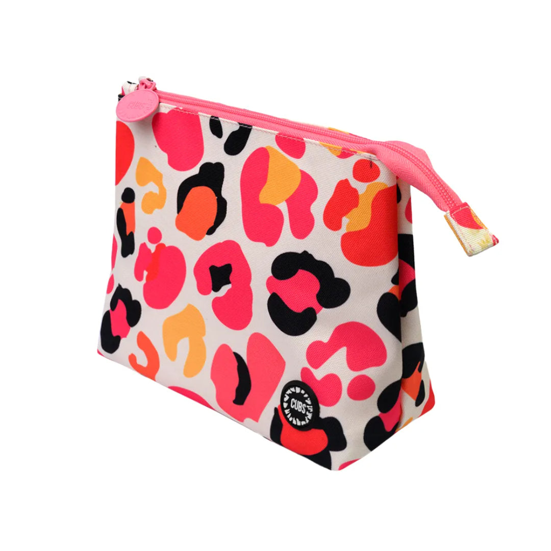 Pink Leopard Medium Pouch