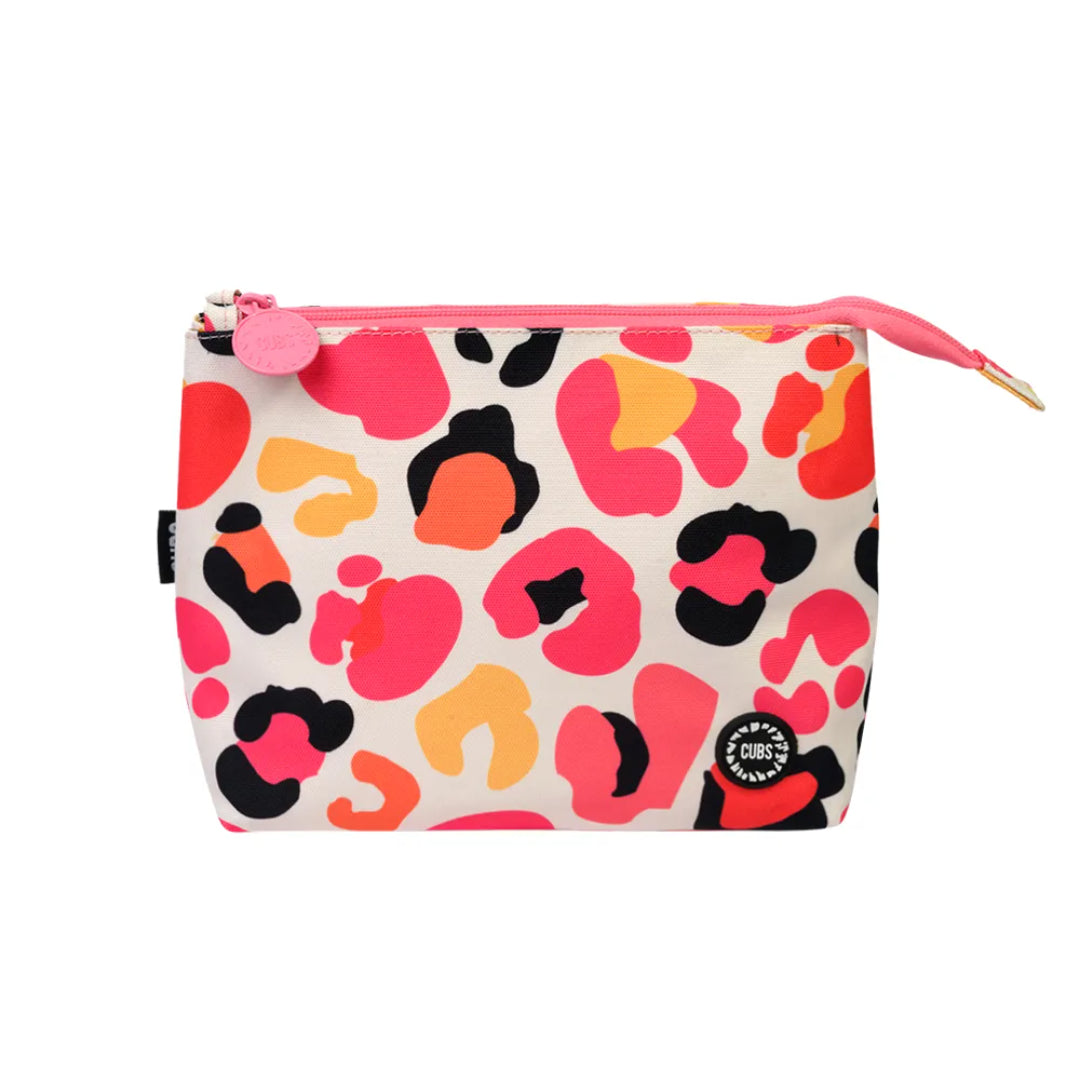 Pink Leopard Medium Pouch