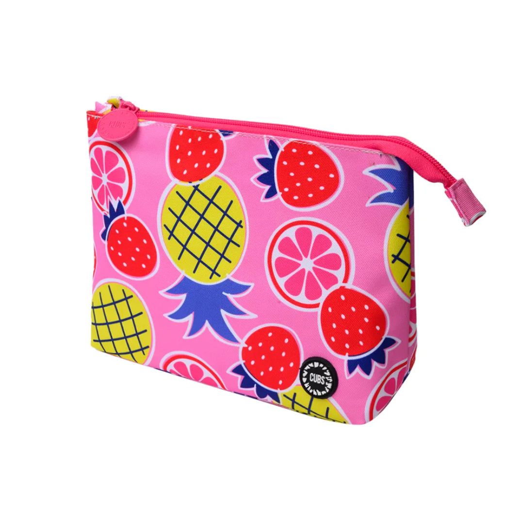 Pineapple And Strawberry Medium Pouch