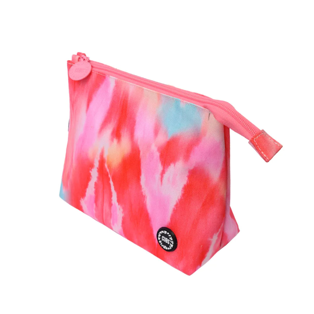 Red Tye Dye Medium Pouch
