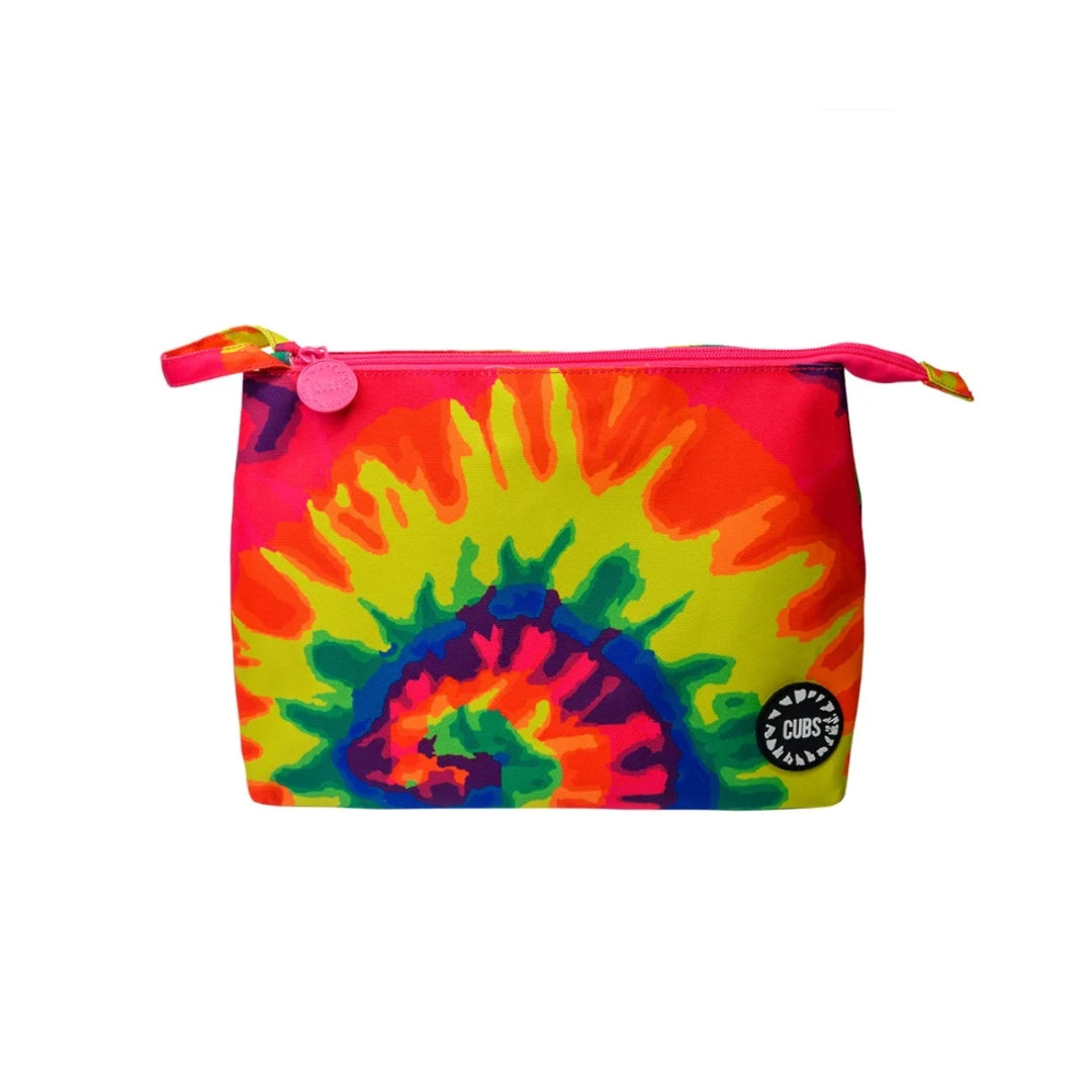 Fuchsia Tie Dye Large Pouch