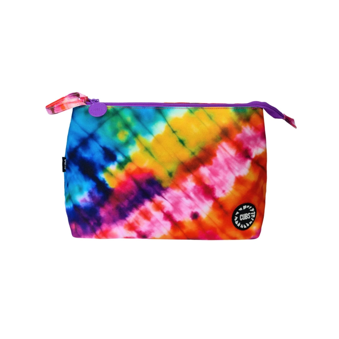 Deep Purple Tie Dye Large Pouch