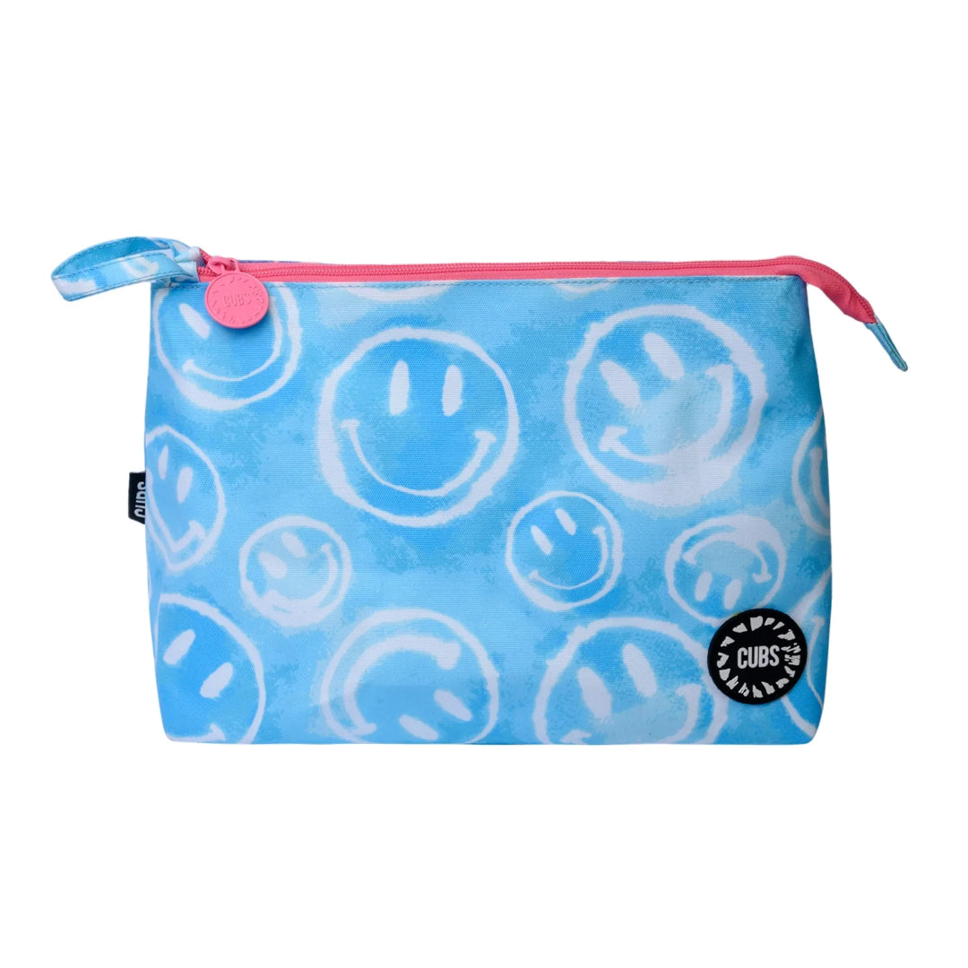 Smiley Clouds Large Pouch