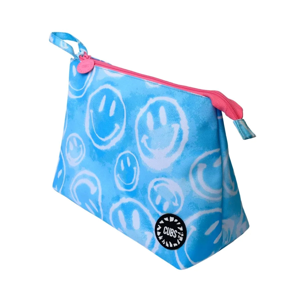 Smiley Clouds Large Pouch
