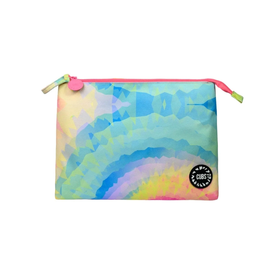 Pastel Tie Dye Large Pouch