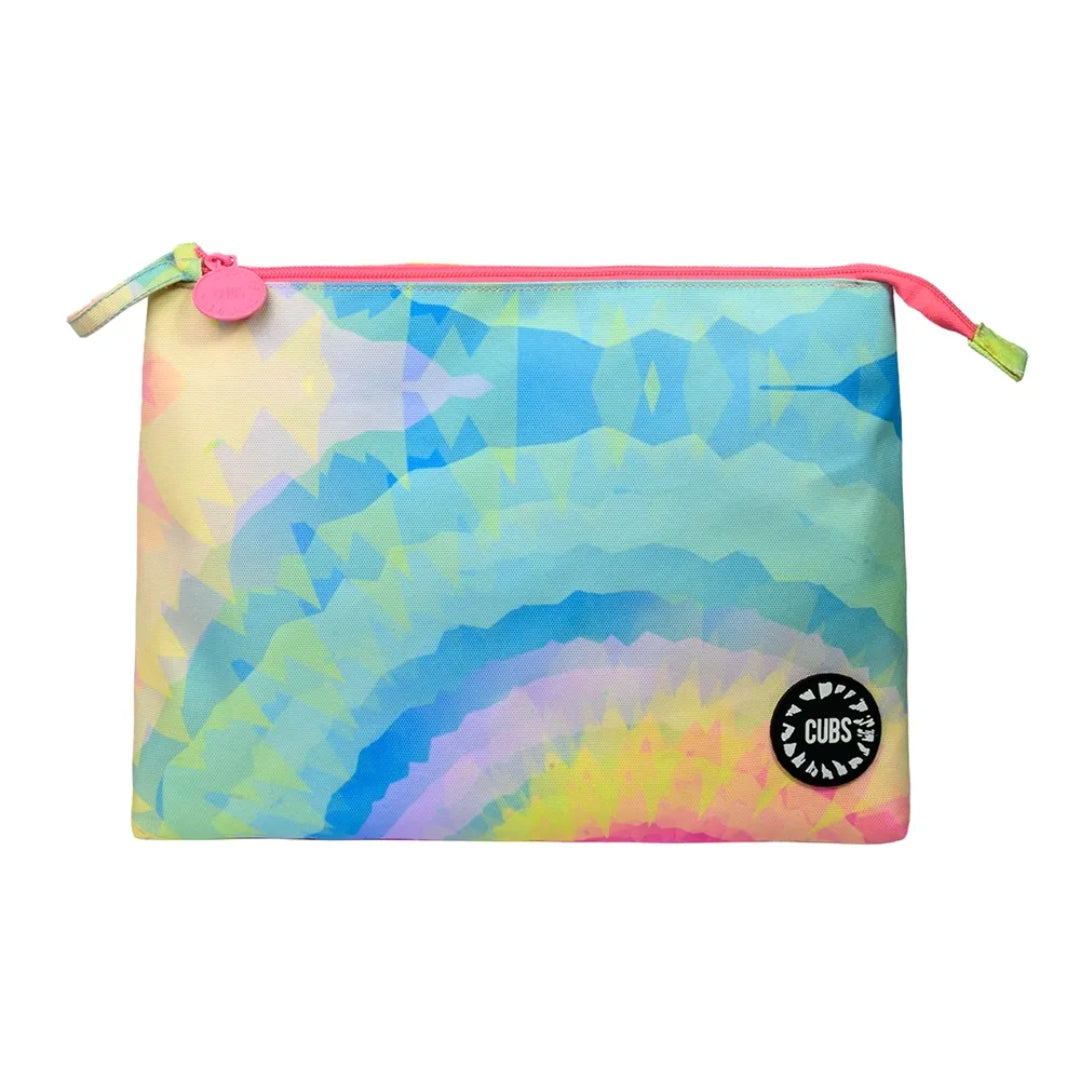Pastel Tie Dye Large Pouch