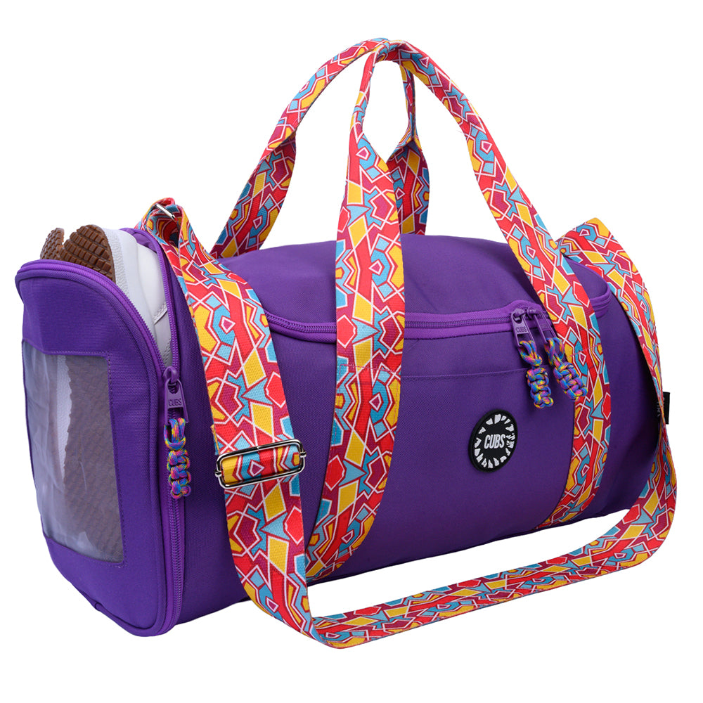 Lilac Dreams One Pocket  Duffel Bag Large