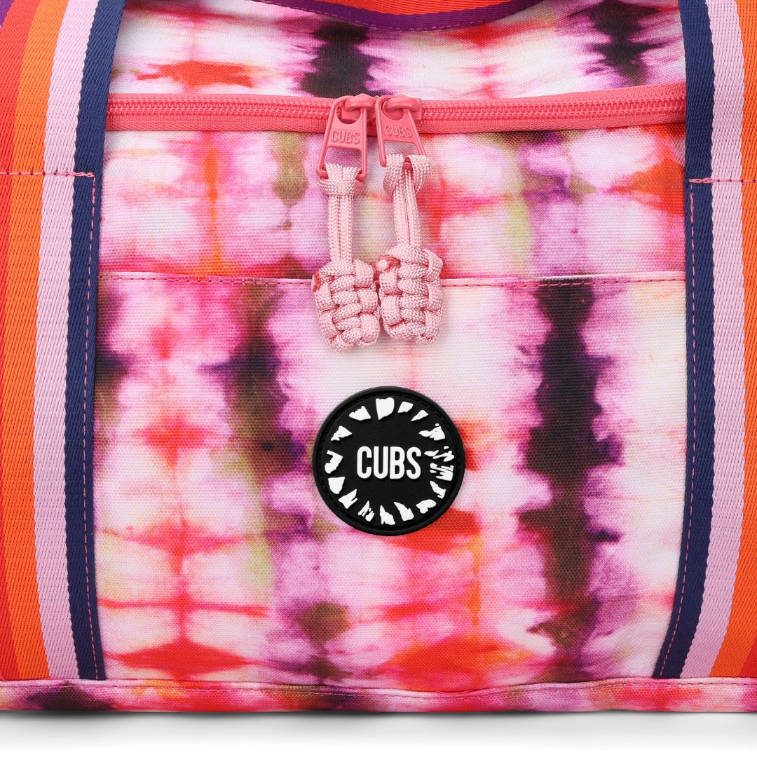 Tie Dye Art Large Duffle Two Pockets