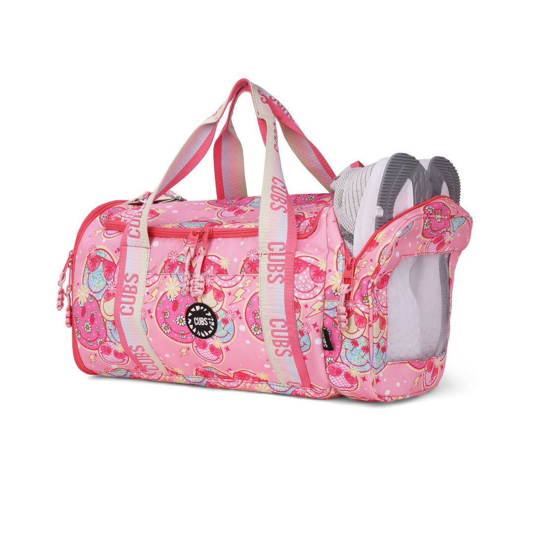 Smiley Faces Large Duffle Two Pockets