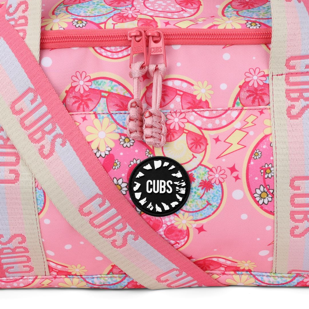 Smiley Faces Large Duffle Two Pockets