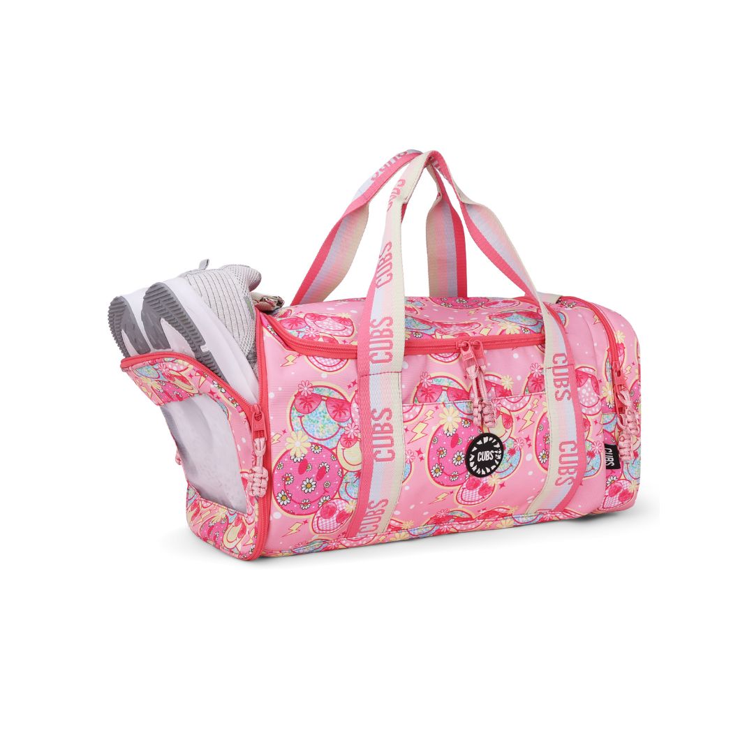 Smiley Faces Large Duffle Two Pockets
