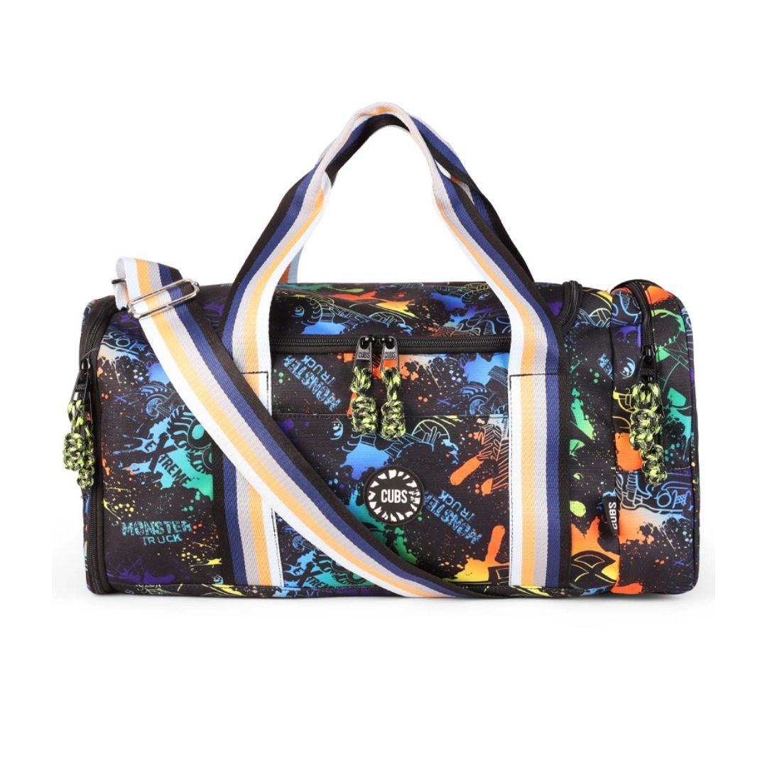 Monster Truck Large Duffle Two Pockets