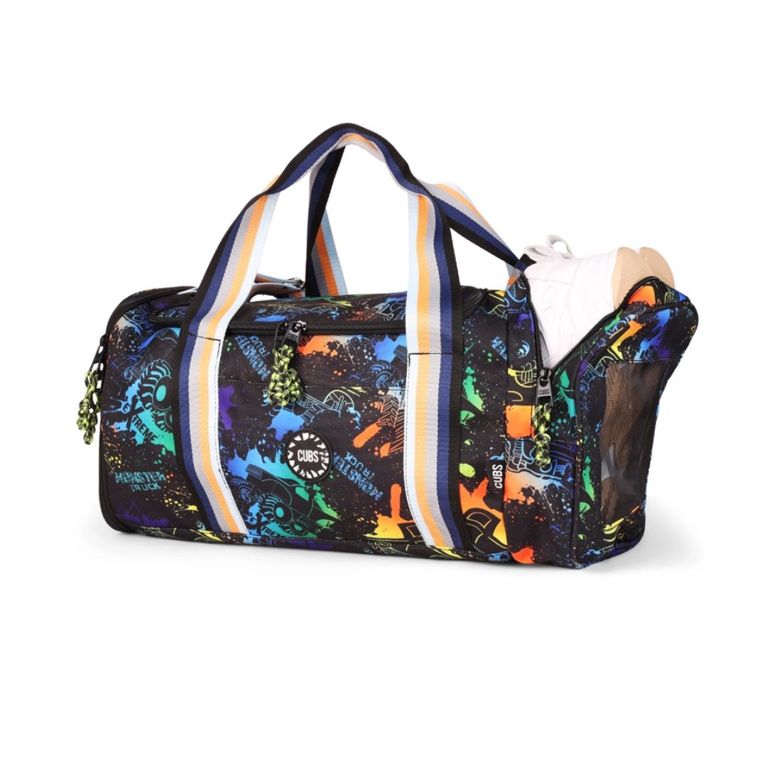 Monster Truck Large Duffle Two Pockets