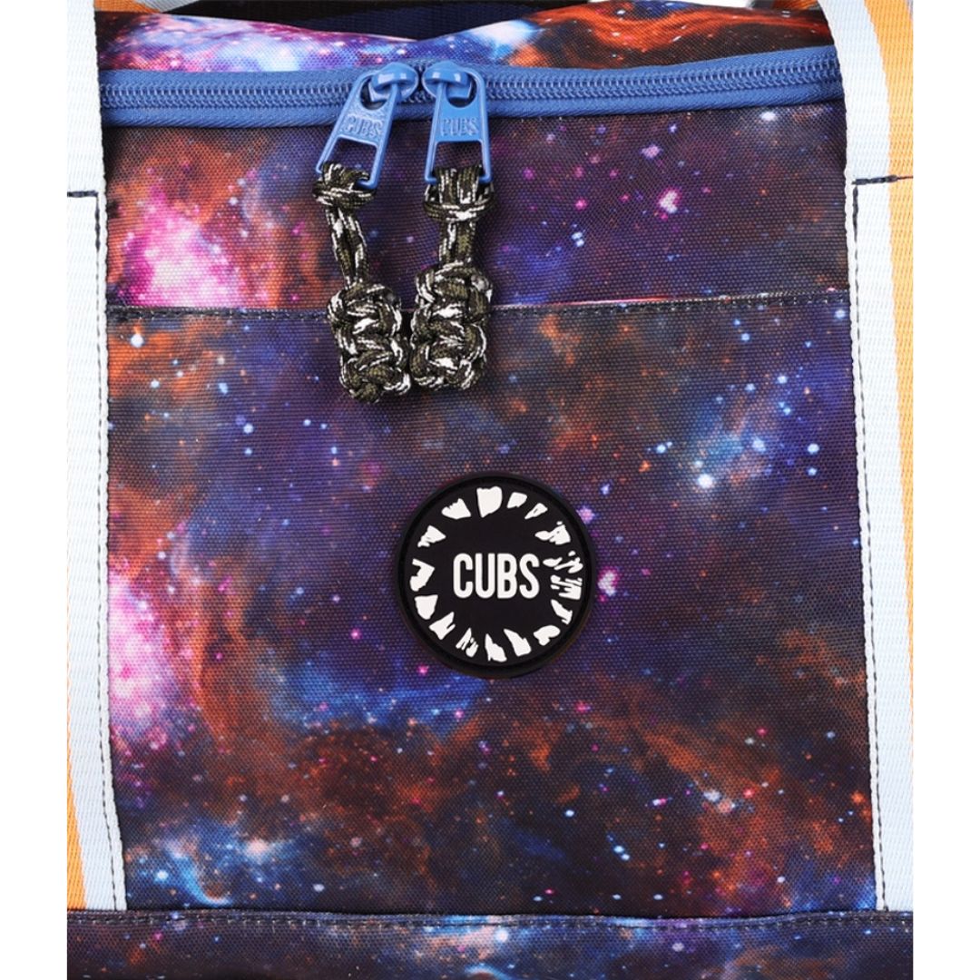 Purple Galaxy Large Duffle Two Pockets