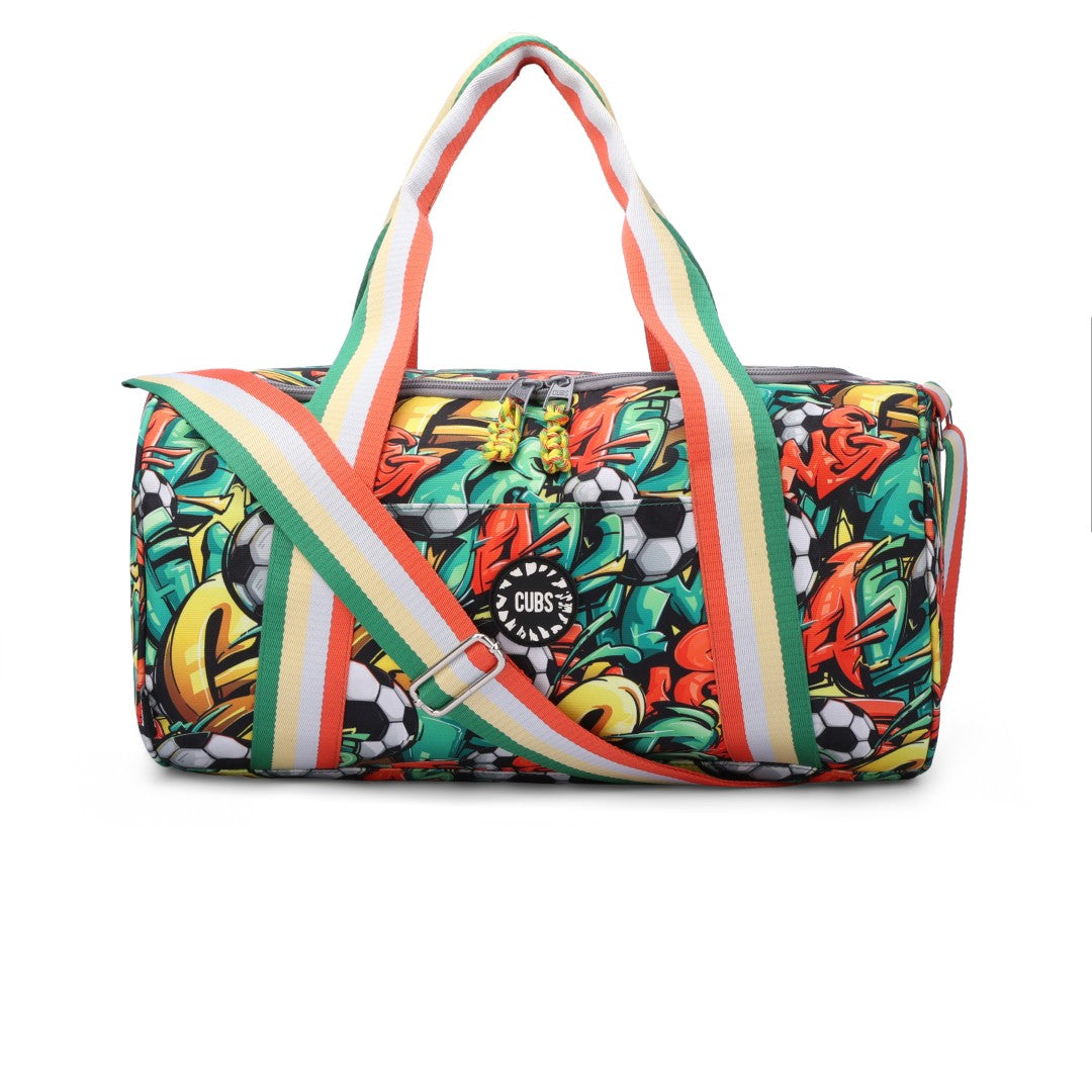 Football Graffiti Medium Duffle Bag