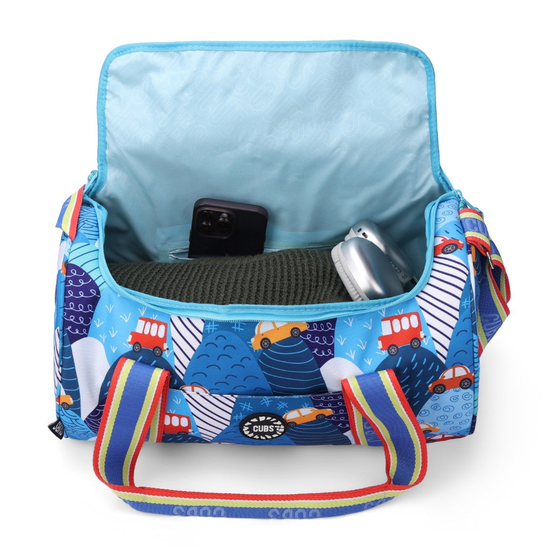 Cars & Buses Medium Duffle Bag