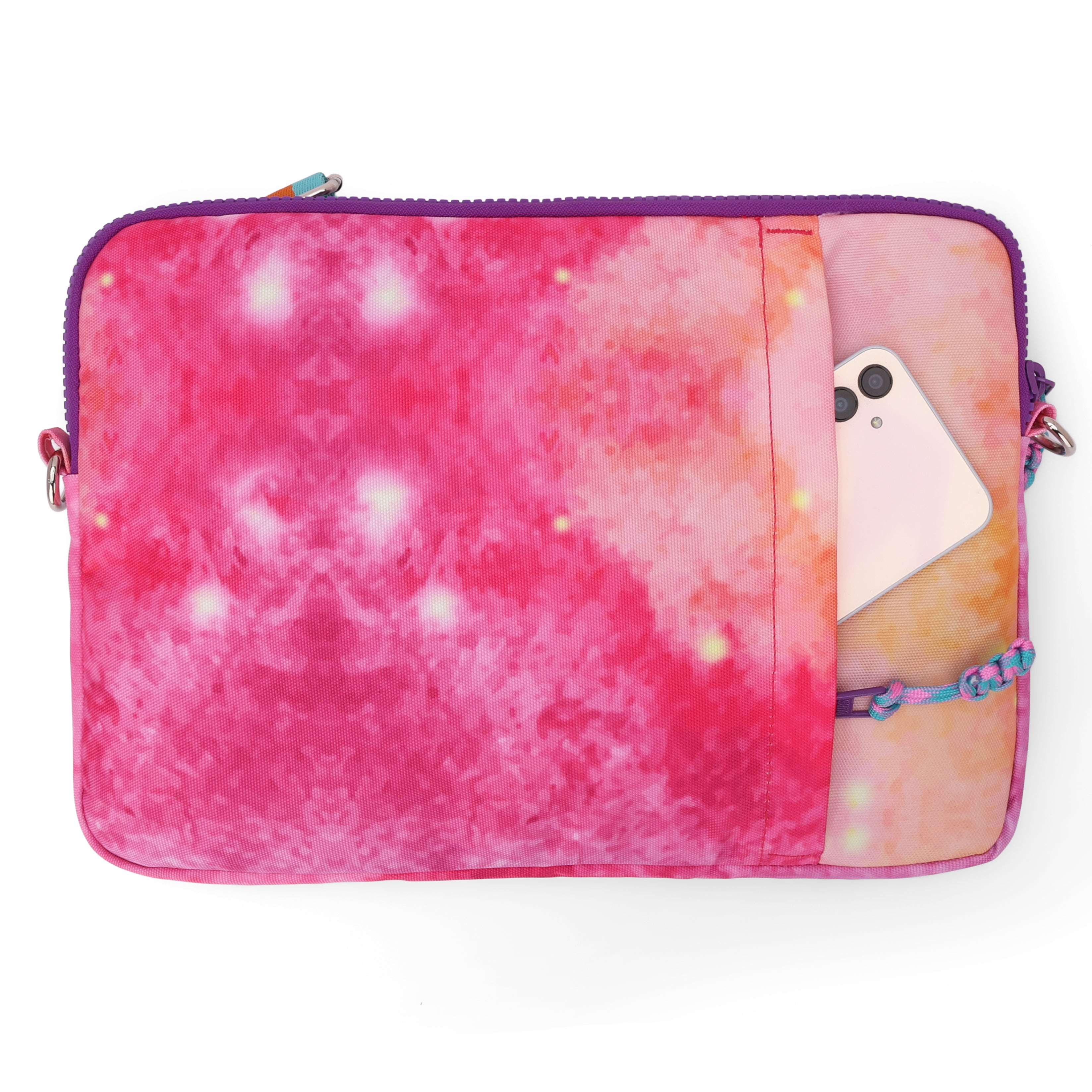 Pink Galaxy Laptop Sleeve 13" – 2.5