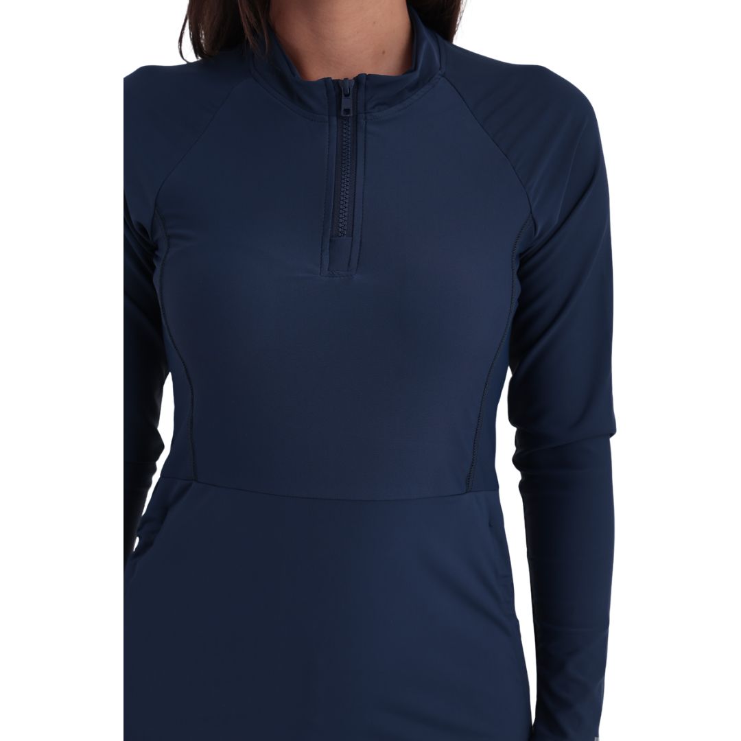 Contour Zip Top