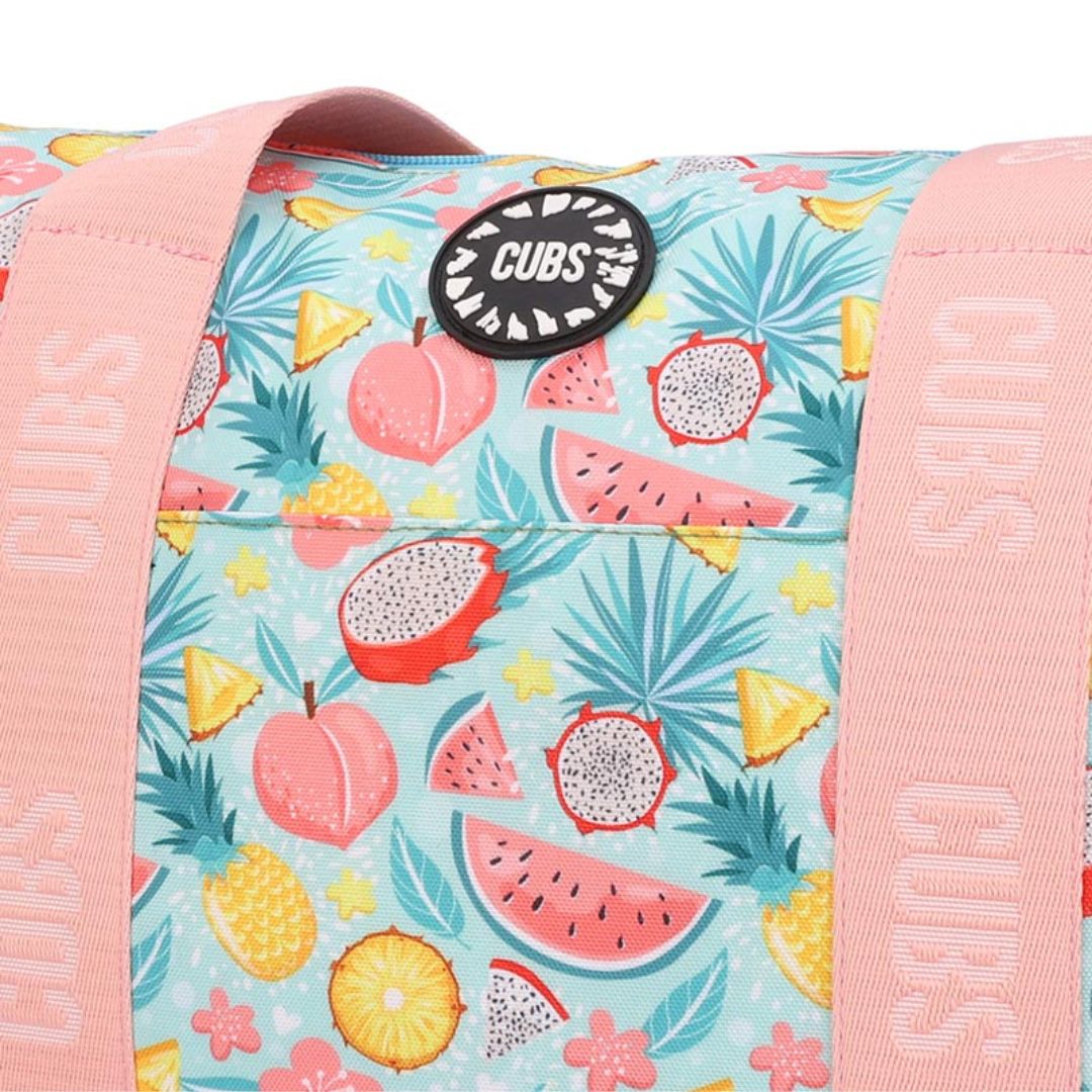 Tropical Fruits and Umbrellas Double Face Tote Bag 19 L