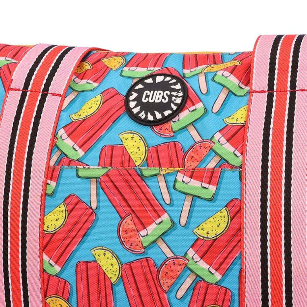 Ice-Cream and Water Colors Double Face Tote Bag 19 L