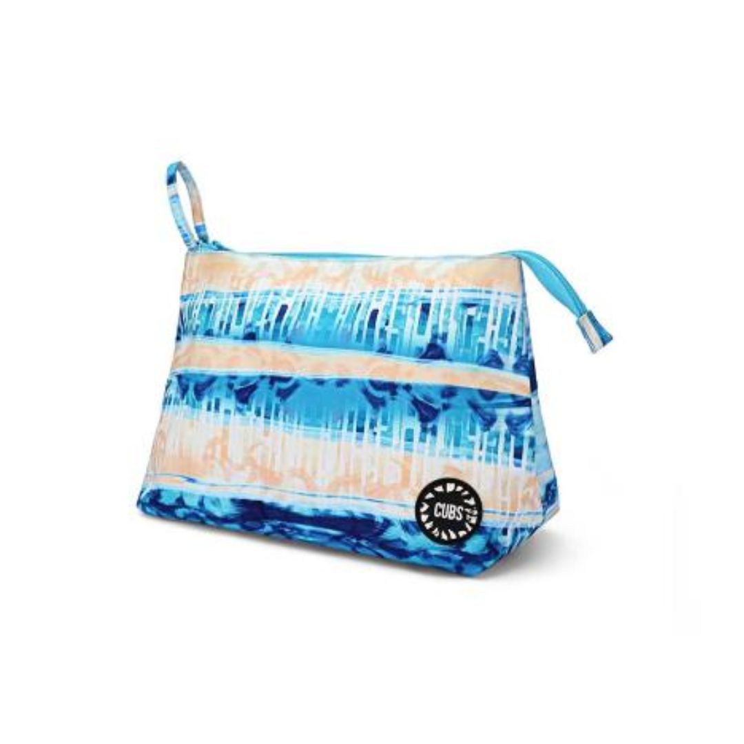Blue & Peach Large Pouches