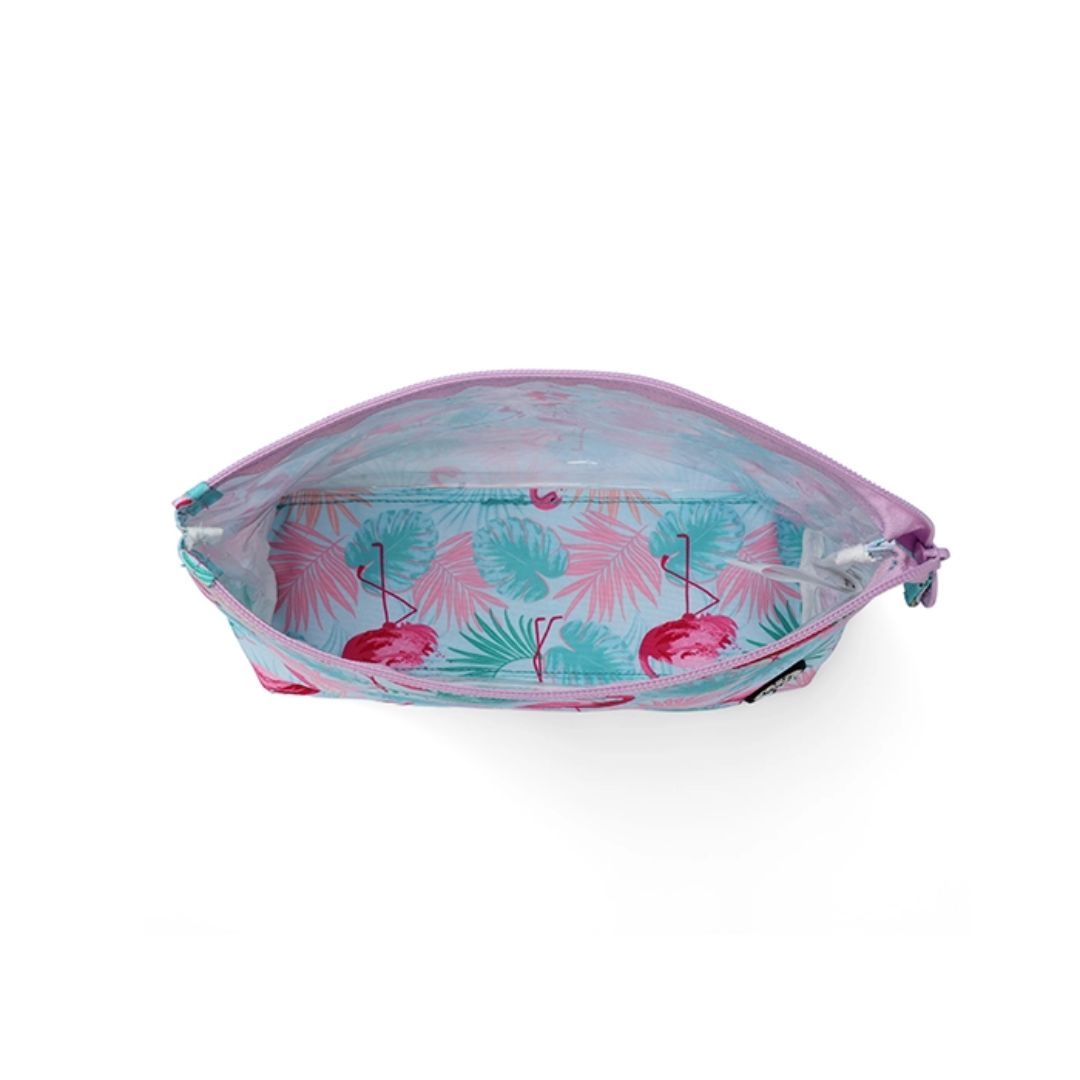 Flamingos in the Forest Medium Pouch