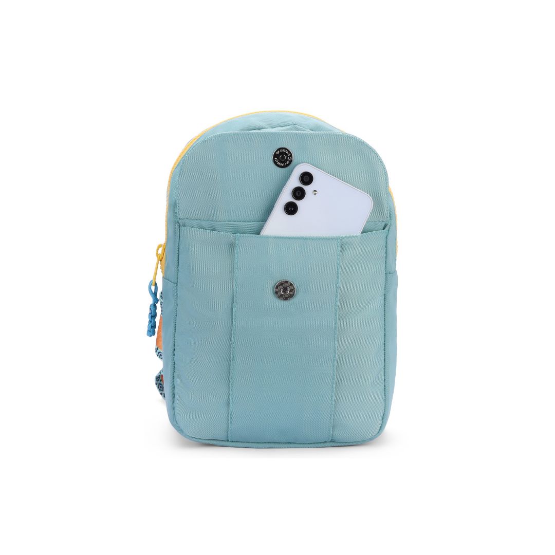 Front Locked Pocket Sling Bag