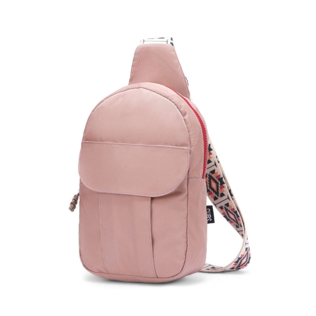 Front Locked Pocket Sling Bag