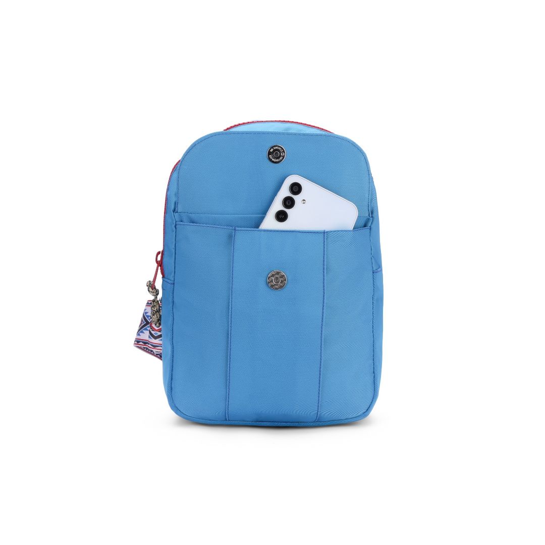 Front Locked Pocket Sling Bag