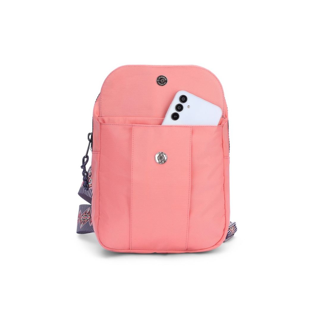 Front Locked Pocket Sling Bag