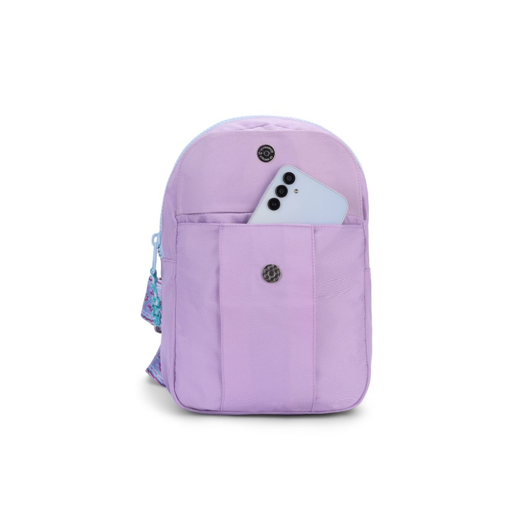 Front Locked Pocket Sling Bag