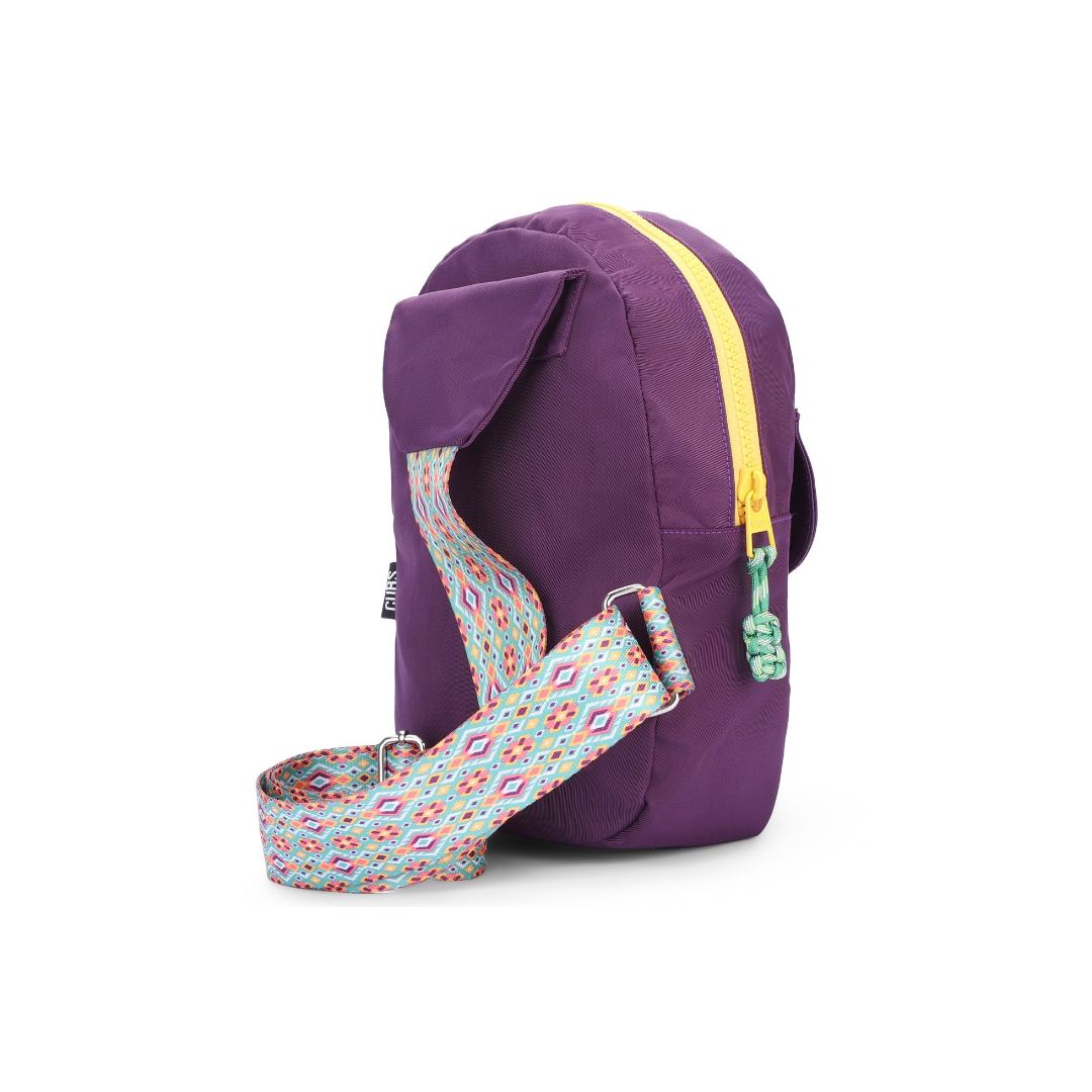 Front Locked Pocket Sling Bag