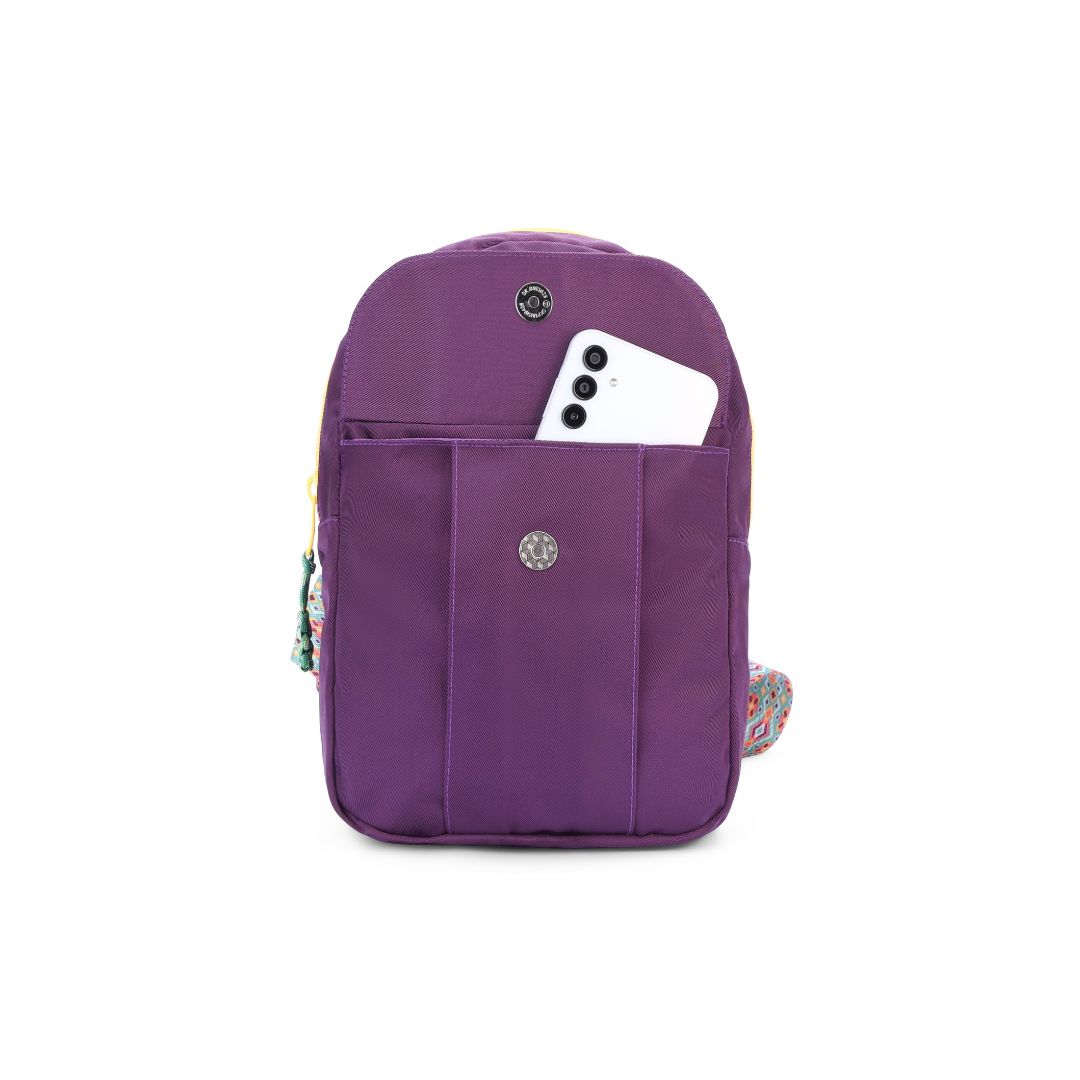 Front Locked Pocket Sling Bag