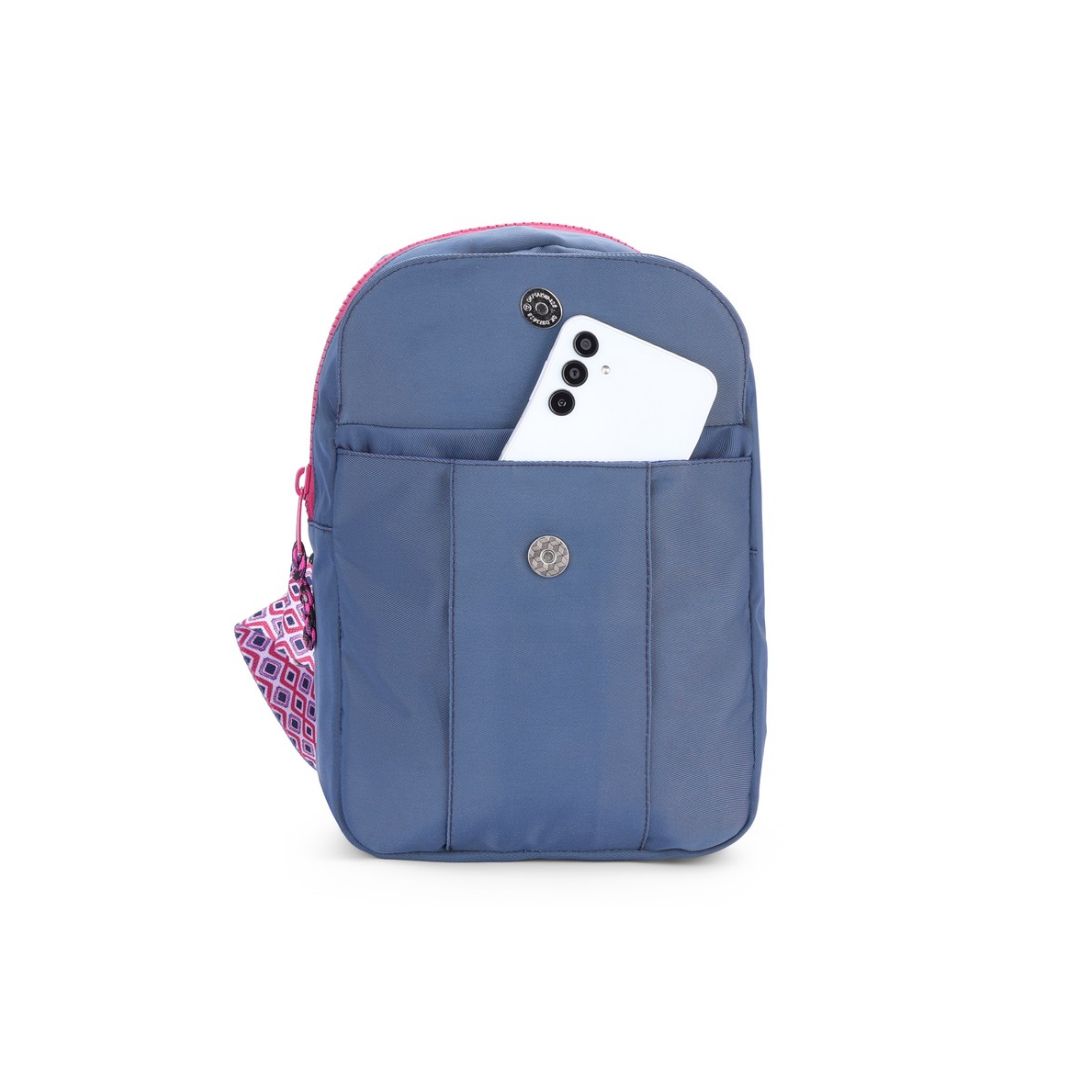 Front Locked Pocket Sling Bag