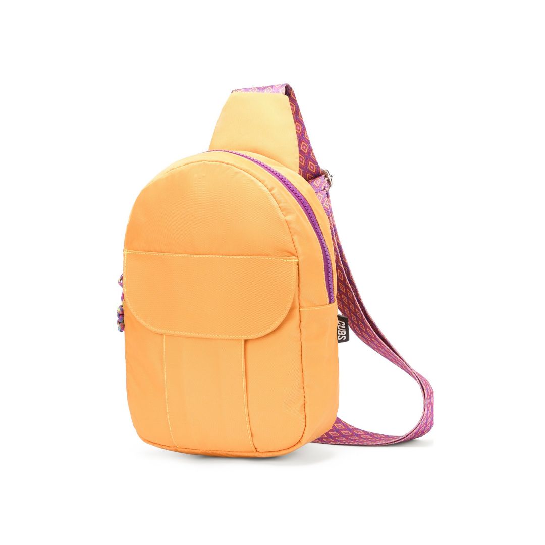 Front Locked Pocket Sling Bag