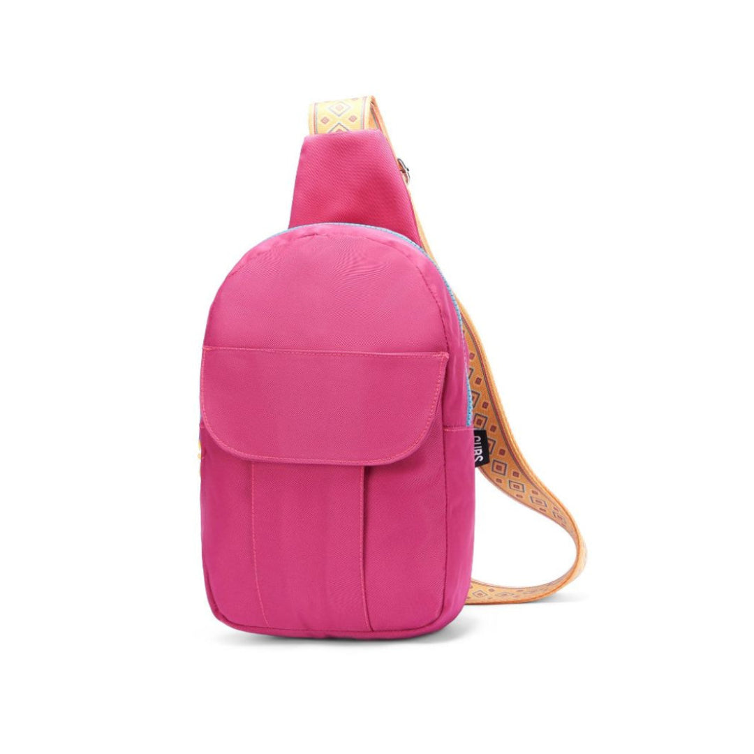 Front Locked Pocket Sling Bag