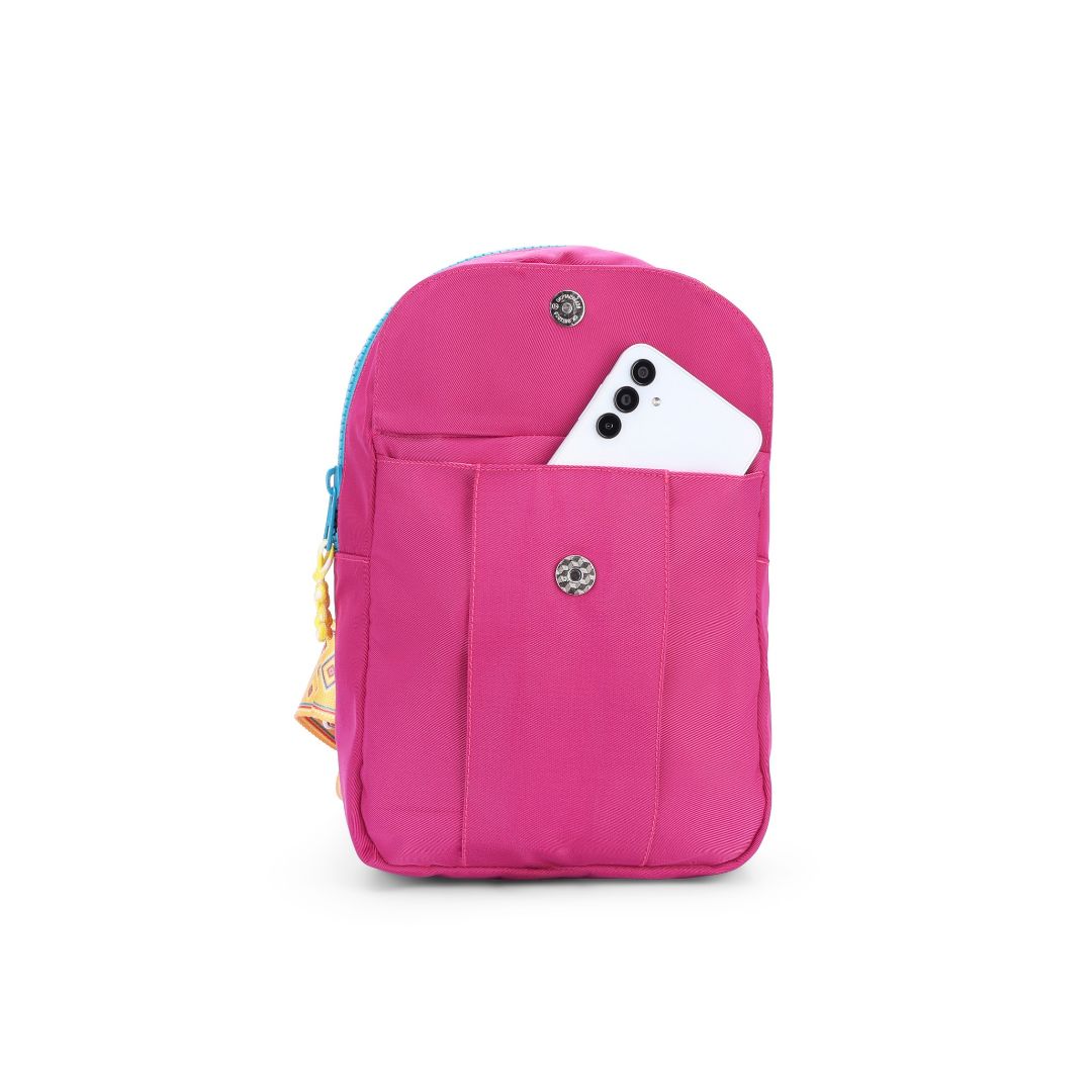 Front Locked Pocket Sling Bag