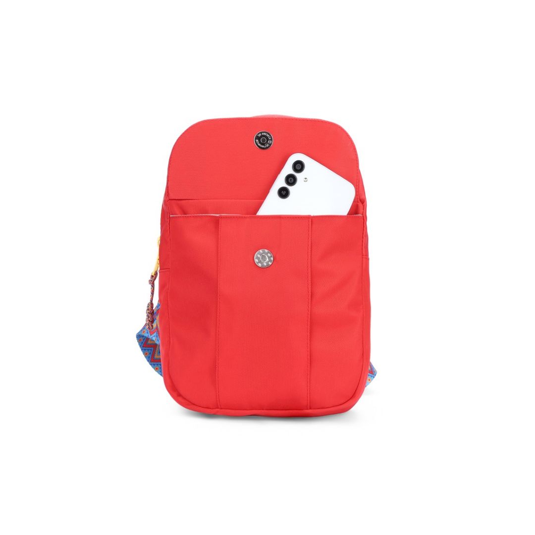 Front Locked Pocket Sling Bag