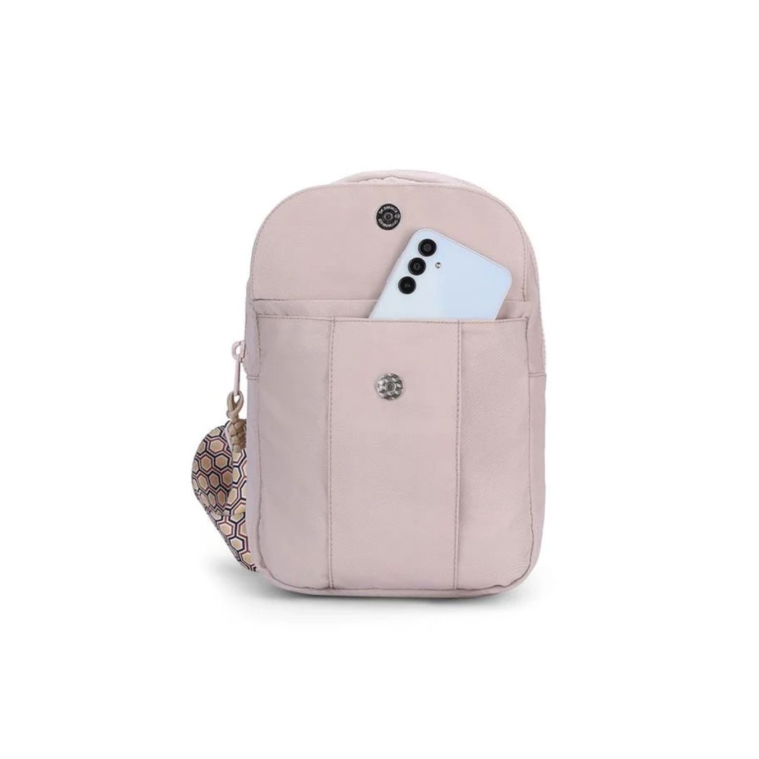 Front Locked Pocket Sling Bag